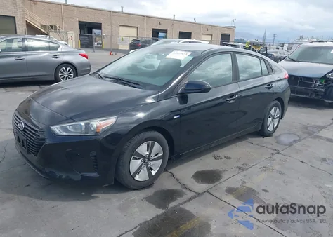 2019 Hyundai Ioniq Hybrid Blue z USA, uszkodzony, nr VIN KMHC65LC5KU181263